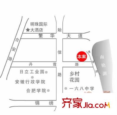 鄉(xiāng)村花園南艷灣交通圖