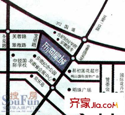 東海星城交通圖