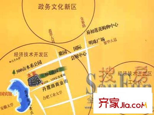 翰林雅居交通圖