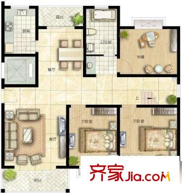 繁華世家 3室 戶(hù)型圖