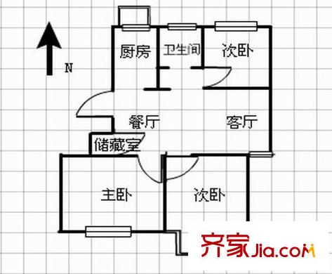 金鳥花園 0室 戶型圖