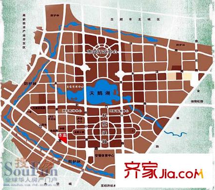 三盛頤景園交通圖