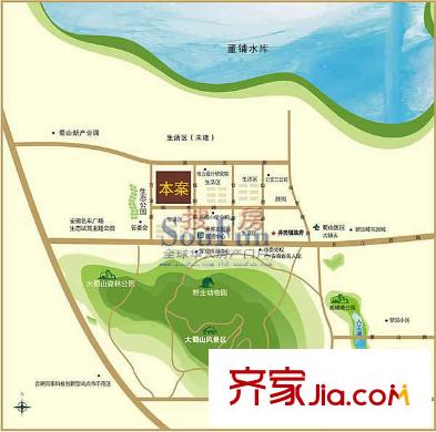 博威香檳小鎮(zhèn)交通圖
