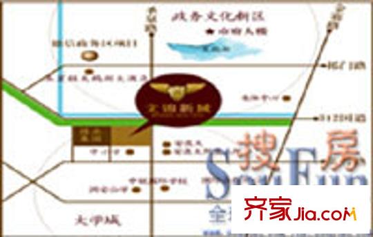 文錦新城交通圖