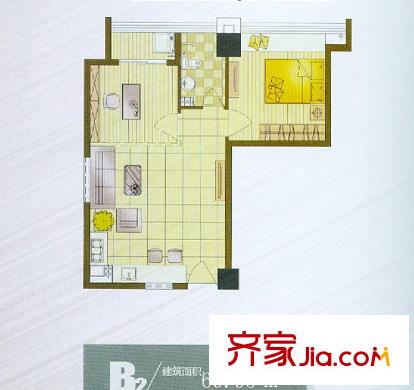 創(chuàng)智廣場(chǎng) 2室 戶型圖