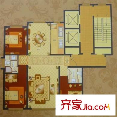 東風新村 3室 戶型圖