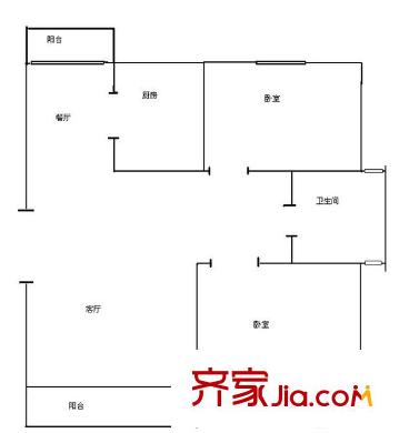琥珀山莊 3室 戶型圖