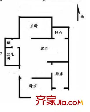 暢園新村 3室 戶型圖