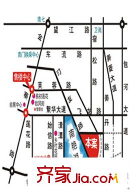 南艷濱湖時光交通圖