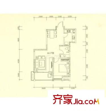 安高城市天地 3室 戶型圖