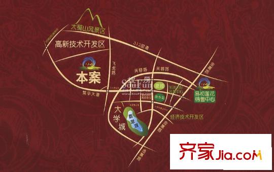 東冠繁華逸城交通圖位置圖
