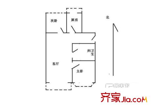 桂竹苑小區(qū)戶型圖桂竹園小區(qū) 2室 戶型圖 2室1廳1衛(wèi)1廚