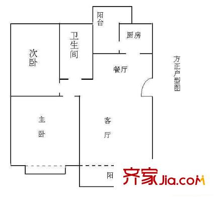 帝豪?星港灣 2室 戶型圖