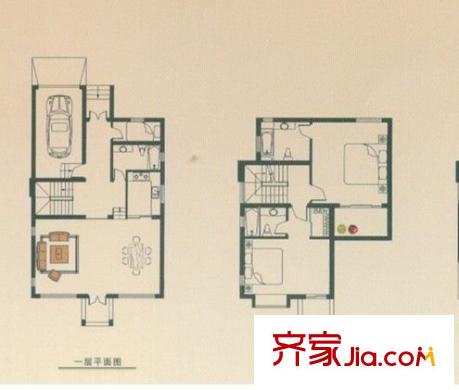 帝豪?星港灣 5室 戶型圖