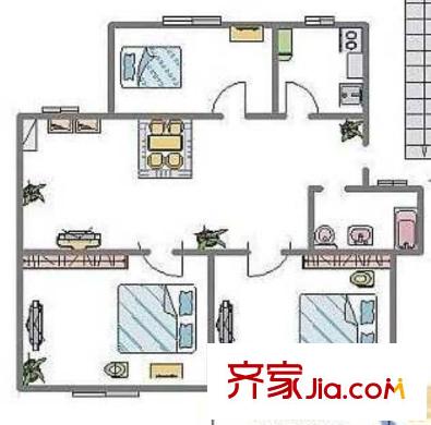 嘉和苑 0室 戶型圖