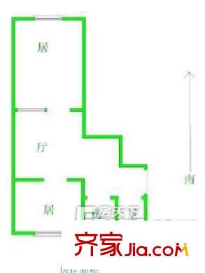 濱湖和園 2室 戶(hù)型圖
