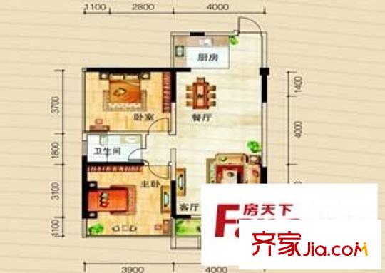 桂竹苑小區(qū)戶型圖桂竹園小區(qū) 2室 戶型圖 2室2廳1衛(wèi)1廚