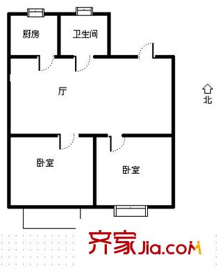 嘉和苑 2室 戶型圖