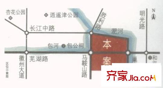 合肥萬達廣場交通圖