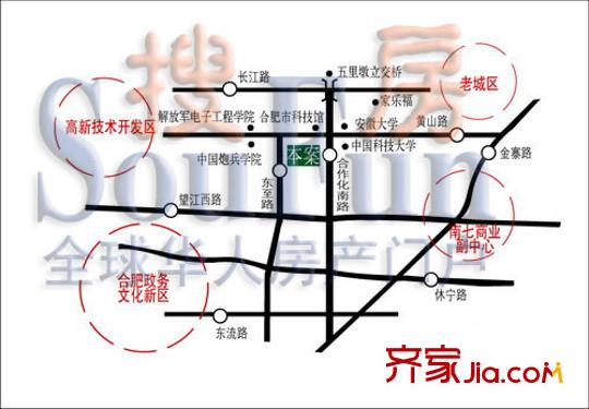 綠城百合公寓交通圖