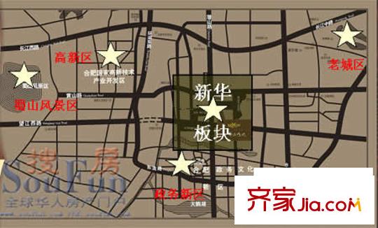 新華學府春天交通圖