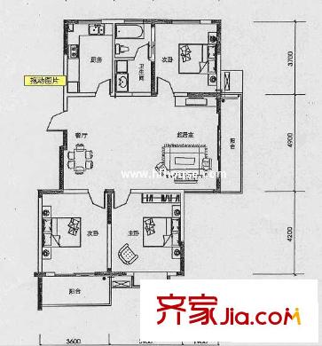 頤園世家 0室 戶型圖