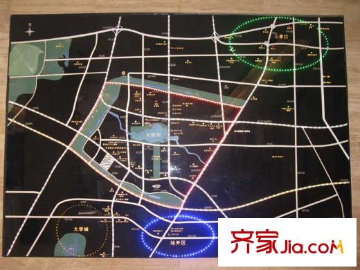 國(guó)貿(mào)天琴灣交通圖區(qū)位圖