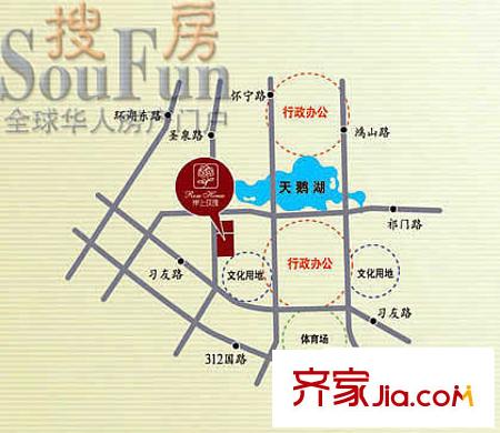 岸上玫瑰交通圖