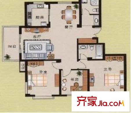 岸上玫瑰 0室 戶型圖