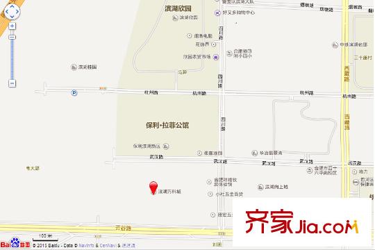 濱湖萬科城交通坐標(biāo)圖