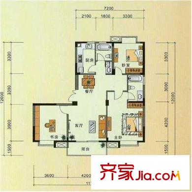 岸上玫瑰 0室 戶型圖