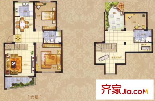 禹州華僑城 2室 戶型圖