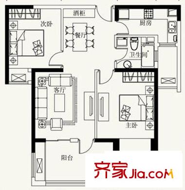 華潤(rùn)幸福里 0室 戶型圖