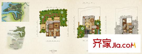 中海黎香湖一期日內(nèi)瓦別墅標(biāo)準(zhǔn)層C戶型 4室2廳