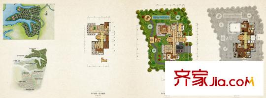 中海黎香湖一期日內(nèi)瓦別墅標(biāo)準(zhǔn)層B戶型 3室2廳