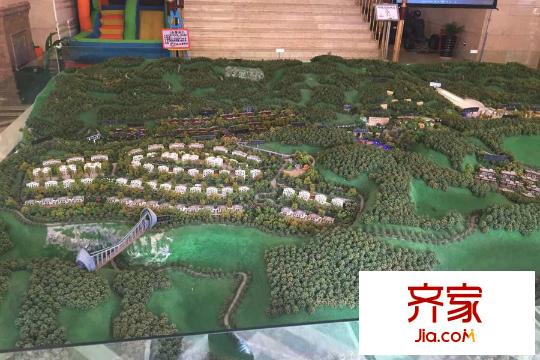 天籟谷國際旅游度假區(qū)沙盤實景（2015.7.28）