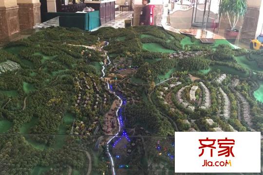 天籟谷國際旅游度假區(qū)沙盤實景（2015.7.28）