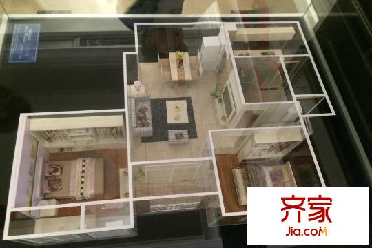 法藍西平方米邸楓丹里項目B2戶型模型實拍圖（2015.3）