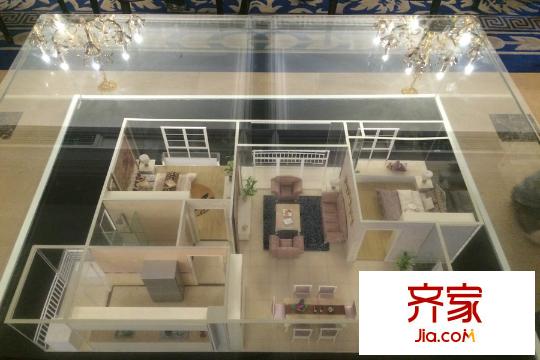 法藍西平方米邸楓丹里項目A4戶型模型實拍圖（2015.3）
