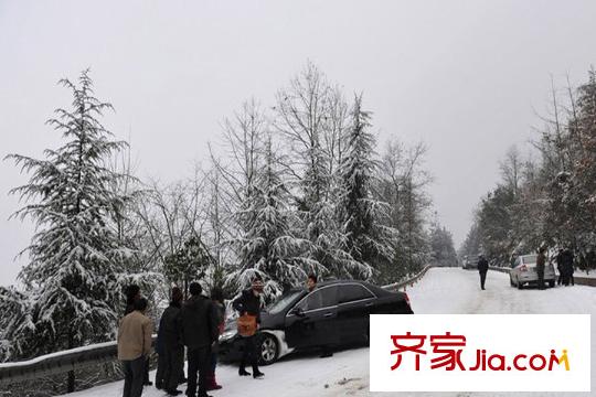 仙女天街周邊仙女山雪景