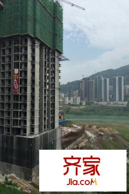 利豐印象望江苑二期1號樓工程進(jìn)度圖（2015.6）