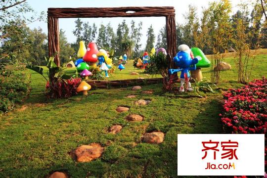 世茂?怒放海小區(qū)花園(20140224)