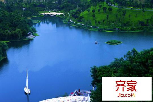 聯(lián)發(fā)瞰青墅小區(qū)實(shí)景（2012.08.08）