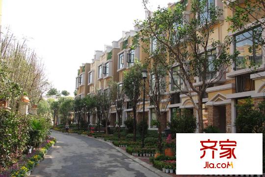 長江實(shí)業(yè)地產(chǎn)逸翠莊園小區(qū)實(shí)景（2013-08）