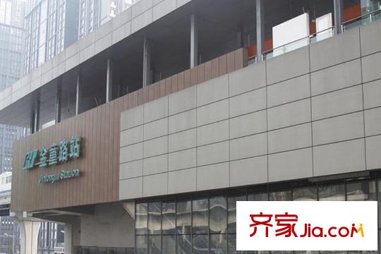 長江實業(yè)地產(chǎn)逸翠莊園項目周邊金童路軌道站