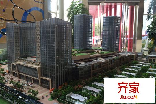 力帆紅星國(guó)際廣場(chǎng)紫檀莊園沙盤實(shí)景（2015-3-18）