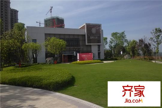 嘉悅江庭二期售樓中心實(shí)景（2015-3）