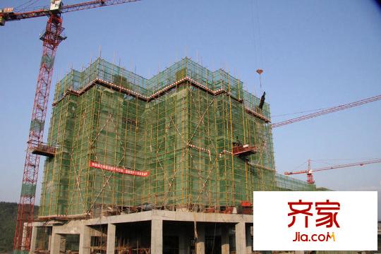 海志觀月山水高層工程進(jìn)度實(shí)景（2015-4）