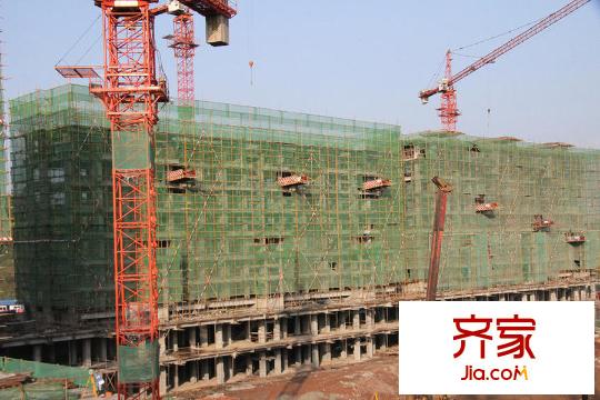 海志觀月山水洋房工程進(jìn)度實(shí)景（2015-4）