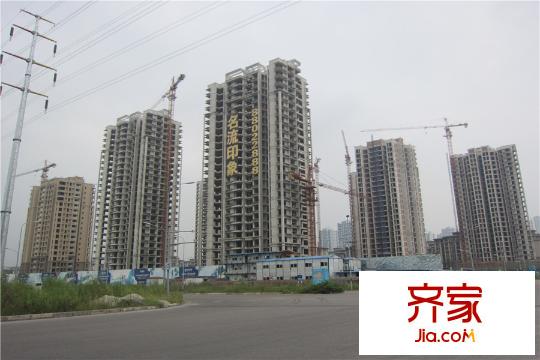 名流印象高層工程進度實景（2015.9）